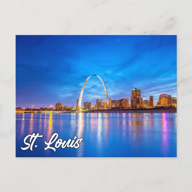 St. Louis, Missouri, Förenade Stater Vykort (Framsida)