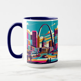 St Louis, Missouri | Gateway Arch Mugg
