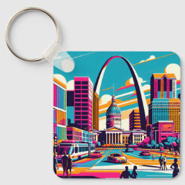 St Louis, Missouri | Gateway Arch Nyckelring