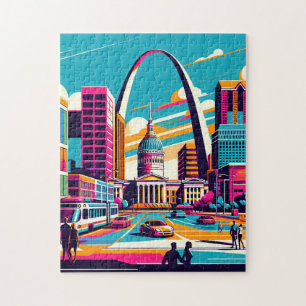 St Louis, Missouri Gateway Arch Pussel