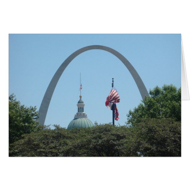 St. Louis, Missouri Hälsningskort (Framsidan Horizontal)