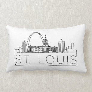 St Louis Missouri horisont Lumbarkudde