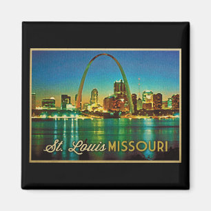 St Louis Missouri horisont Magnet
