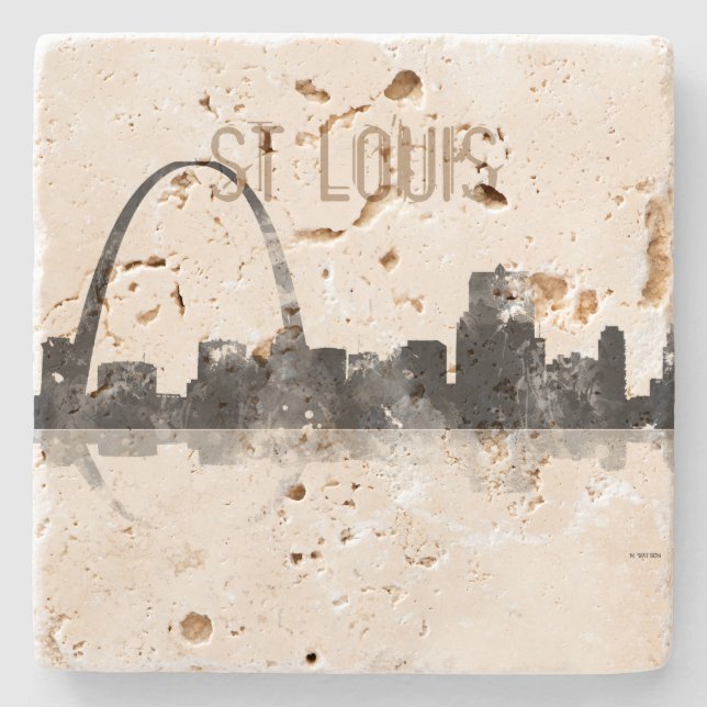ST LOUIS MISSOURI HORISONT STENUNDERLÄGG (Framsidan)