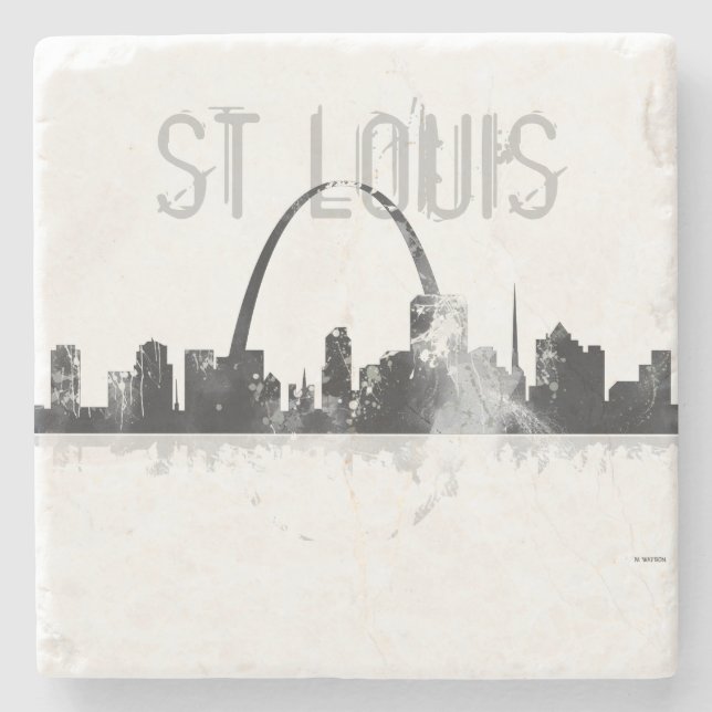 ST LOUIS MISSOURI HORISONT UNDERLÄGG STEN (Framsidan)