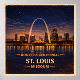 St. Louis Missouri hundraårsjubileum Poster