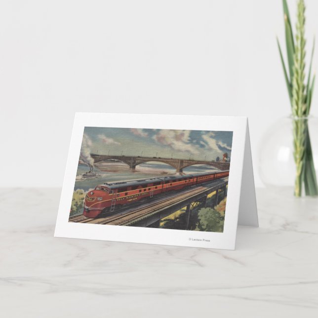 St Louis Missouri Kort (Framsida)