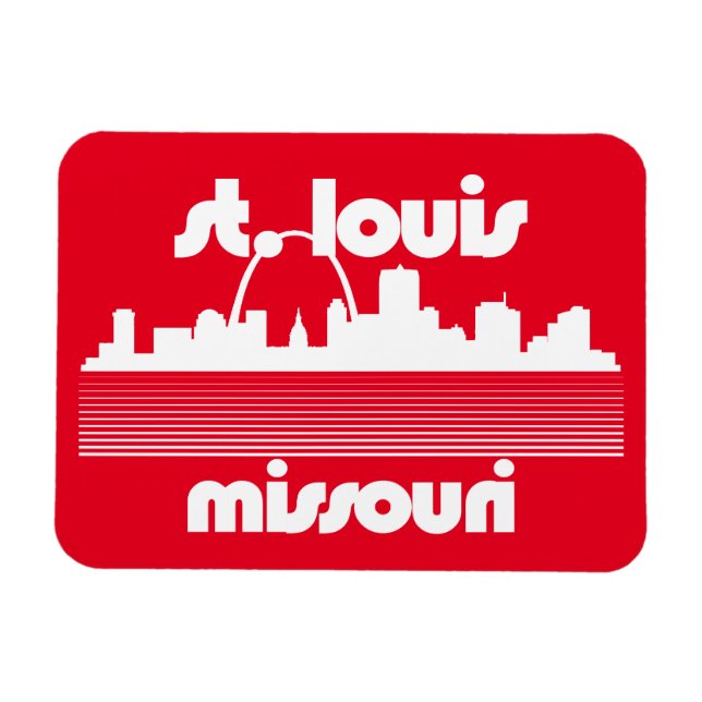 St. Louis Missouri Magnet (Horisontell)
