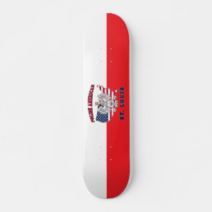 St. Louis Missouri polska Mini Skateboard Bräda 18,5 Cm