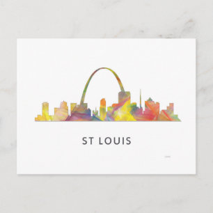 ST LOUIS, MISSOURI SILHUETT WB1 - VYKORT