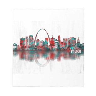 St. Louis Missouri Skyline Anteckningsblock