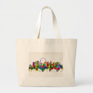 St Louis Missouri Skyline Jumbo Tygkasse