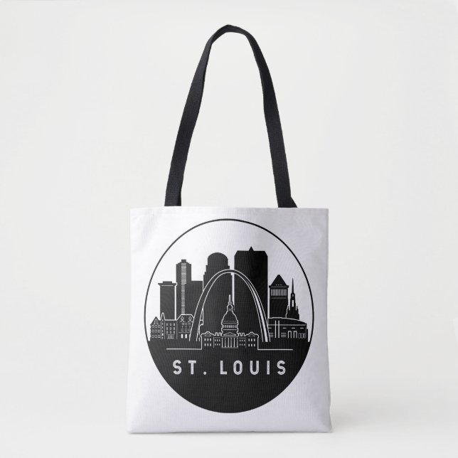 St. Louis Missouri Skyline Tygkasse (Framsida)