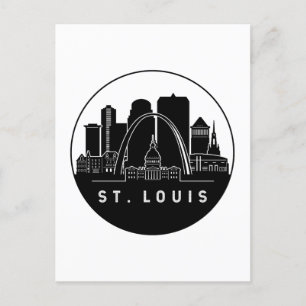 St. Louis Missouri Skyline Vykort