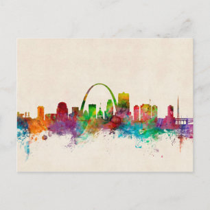 St Louis Missouri Skyline Vykort