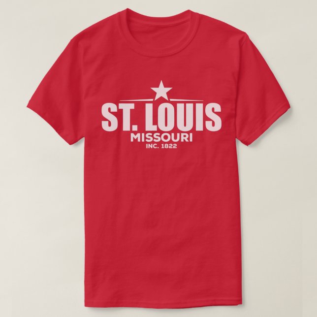 St Louis Missouri  T Shirt (Design framsida)