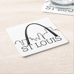 St. Louis, Missouri Underlägg Papper Kvadrat