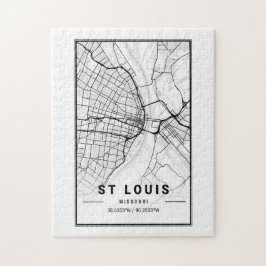 St Louis Missouri USA Cities Travel City Karta Pussel