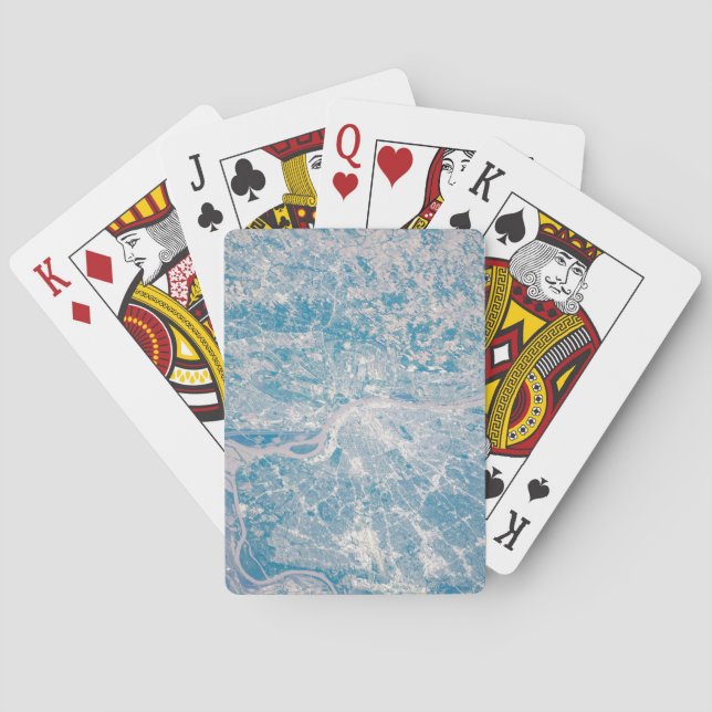 St. Louis, Missouri vid Mississippi River. Casinokort (Baksidan)