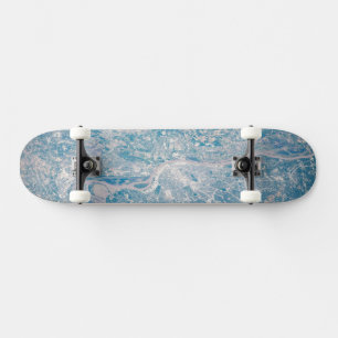 St. Louis, Missouri vid Mississippi River. Mini Skateboard Bräda 18,5 Cm