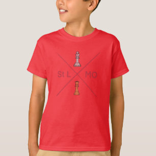 St Louis, MO är världens schackstad! T Shirt