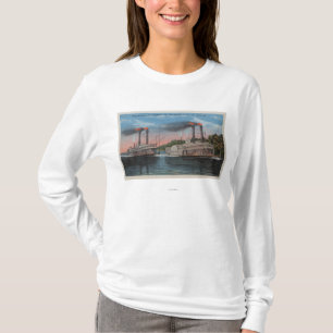 St Louis MO - beskåda av Natchez & Robert E. Lee T-shirt