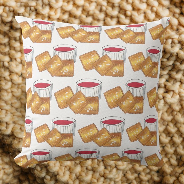 St. Louis MO Missouri Tosted Fried Ravioli Food Kudde (Ravioli Pillow)