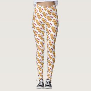 St. Louis MO Missouri Tosted Fried Ravioli Food Leggings