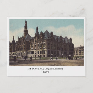 St Louis MO, stadshusets gamla vykort