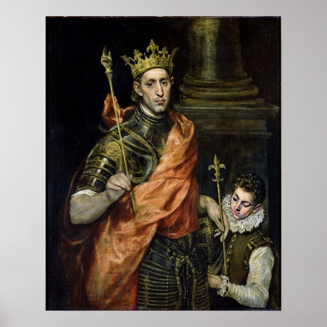 St. Louis och hans sida, 1585-90 Poster (Framsidan)