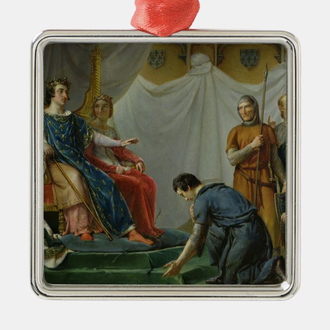 St Louis Pardonning Mauclerc Julgransprydnad Metall (Framsidan)
