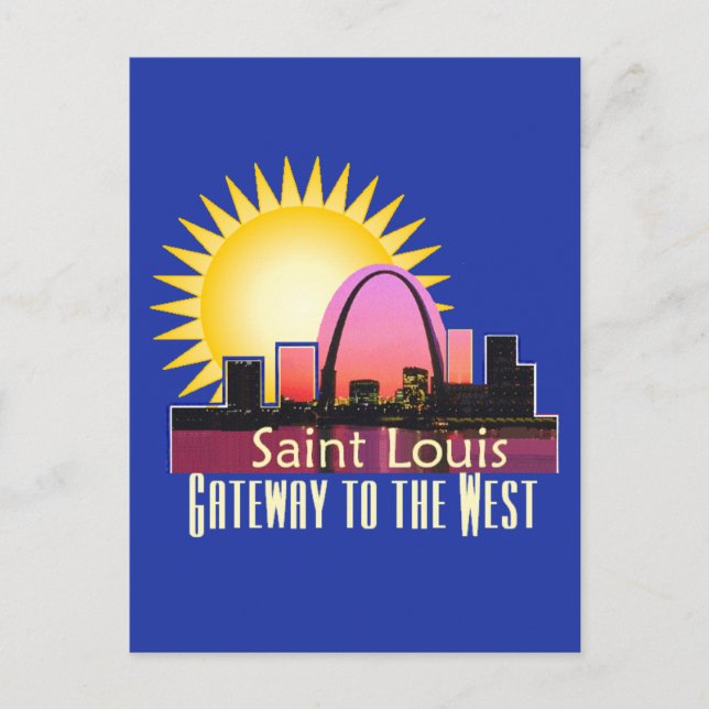 St. Louis Postcard Vykort (Framsida)