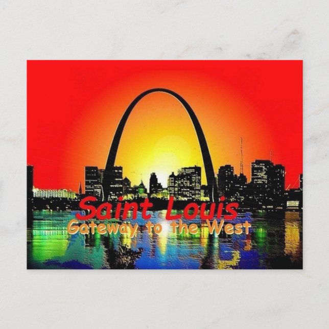 St. Louis Postcard Vykort (Framsida)