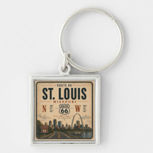 St Louis Route 66 Nyckelring
