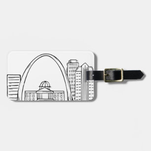 St. Louis Skyline Bagagebricka