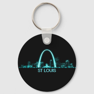St Louis Skyline Nyckelring