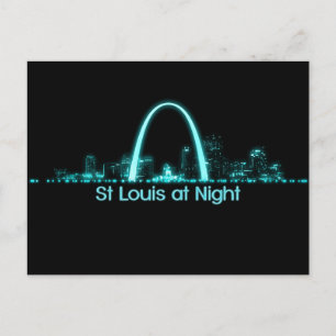 St Louis Skyline Vykort