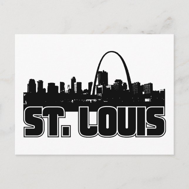 St Louis Skyline Vykort (Framsida)