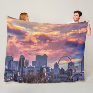 St. Louis Sunrise Fleecefilt