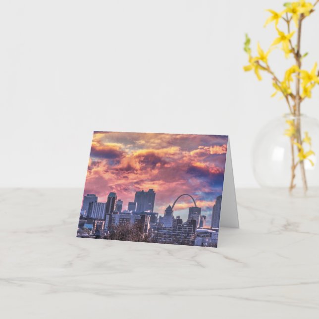 St. Louis Sunrise Kort (Gul blomma)