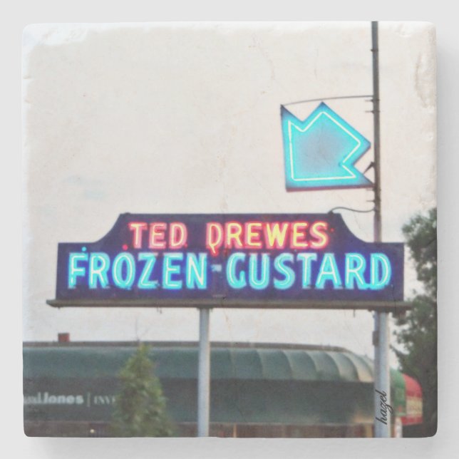 St. Louis, Ted Drewes, Saint Louis Underläggs Underlägg Sten (Framsidan)