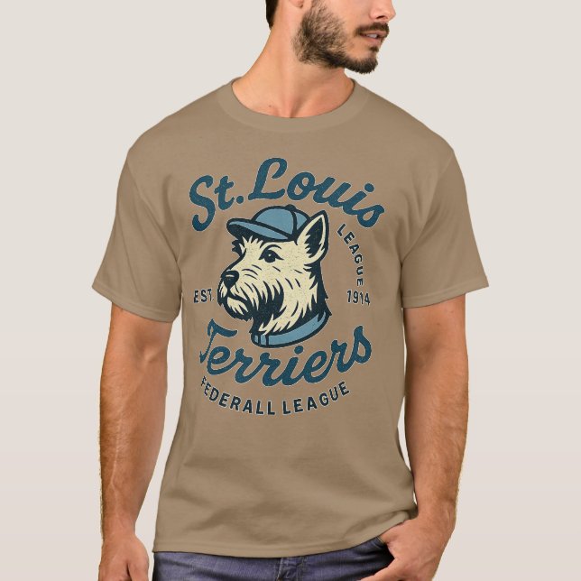 St. Louis Terriers - Missouri T Shirt (Framsida)