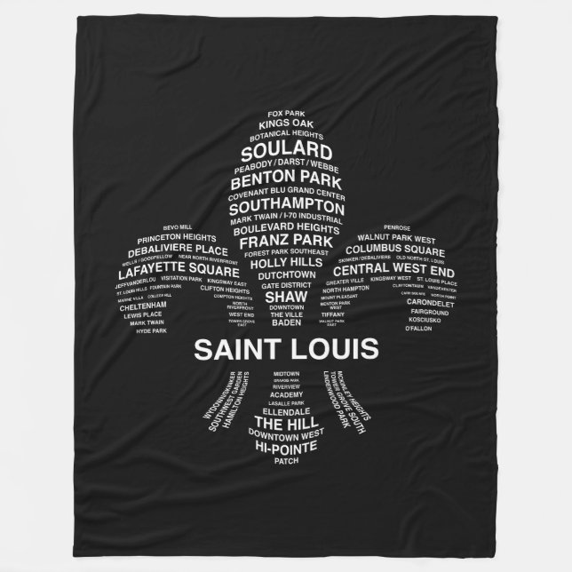 St Louis ullfilt Fleecefilt (Framsidan)