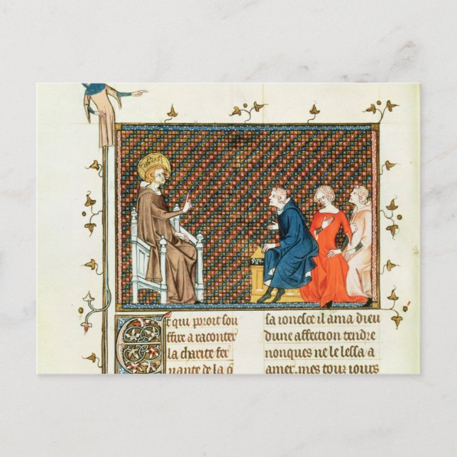 St. Louis undervisar sina barn Vykort (Framsida)