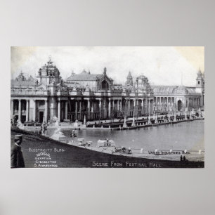 St Louis världs vintage 1904 för mässa Poster