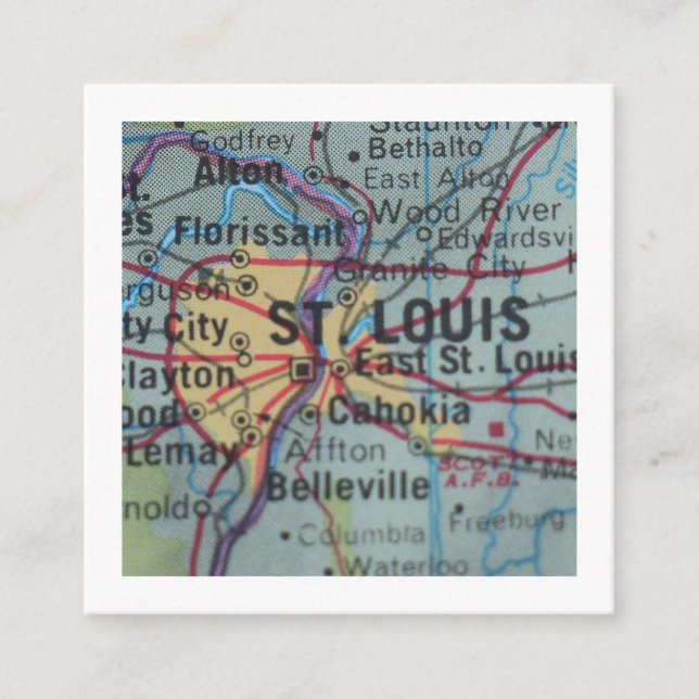 St Louis Vi Har Bytt Ny Adresskort Tilläggskort (Framsida)