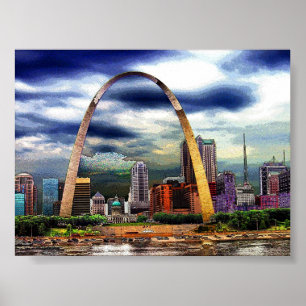St Louis vid stormen Poster