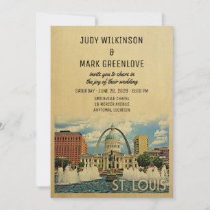 St Louis Wedding Invouri Saint Louis Inbjudningar
