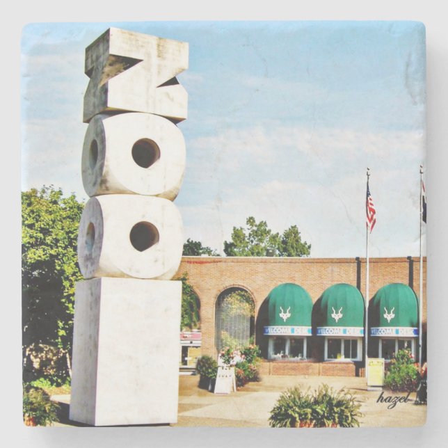 St. Louis Zoo, Zoo, Saint Louis Underläggs Underlägg Sten (Framsidan)
