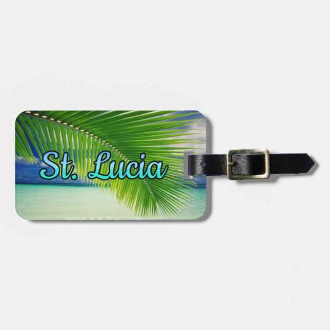 St. Lucia Bagagebricka (Horisontell Framsida)